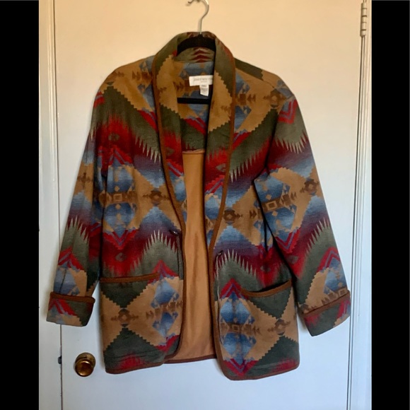 Jones New York Aztec Cardigan - Picture 2 of 2